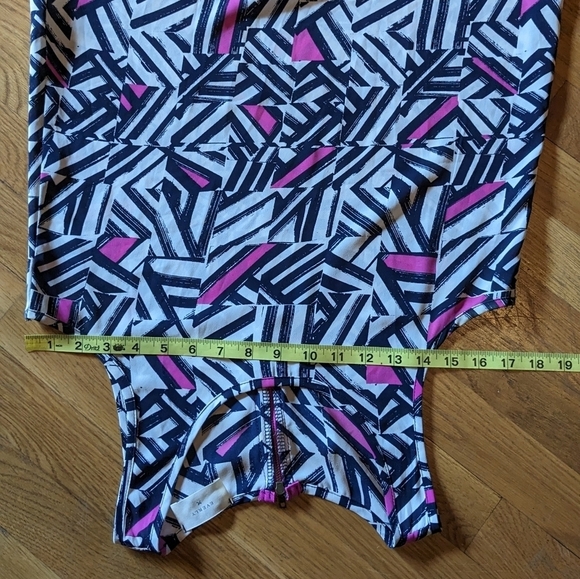 Everly Small Pink, Blue & White Sleeveless Tank Top Blouse - Picture 9 of 9